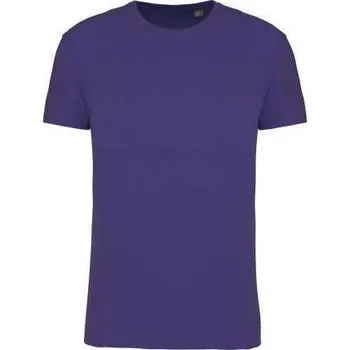Pánská móda Kariban Organic 190ic Crew Neck T-shirt, fialová (Purple)