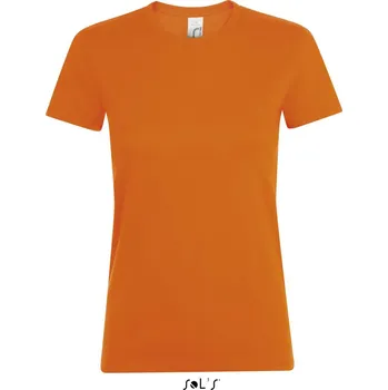 Dámské tričko Sol's Regent Women - Round Collar T-shirt, oranžová (Orange)