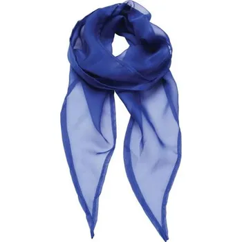 Premier 'colours Collection' Plain Chiffon Scarf, modrá (Cobalt)