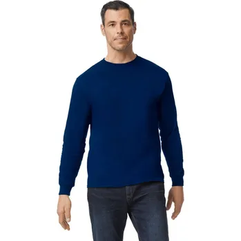 Oblečení a móda Gildan Gildan® Heavy Cotton™ Adult Long Sleeve T-shirt, modrá (Navy)