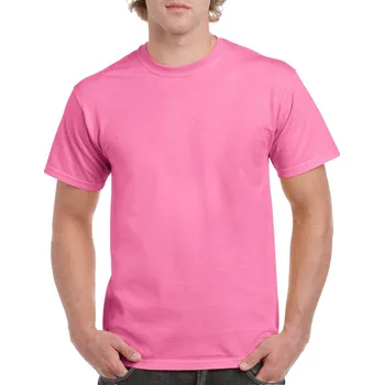 Pánské oblečení Gildan Heavy Cotton™ Adult T-shirt, růžová (Azalea)