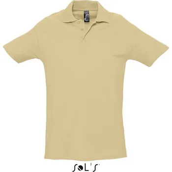 Sol's Spring Ii - Men’s Pique Polo Shirt, hnědá (Sand)