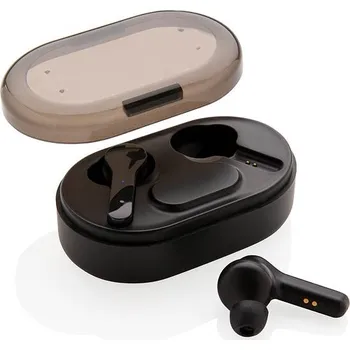 Sluchátka Light up TWS sluchátka v nabíjecí krabičce, černá