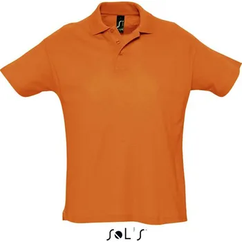 Pánská košile Sol's Summer Ii - Men's Polo Shirt, oranžová (Orange)