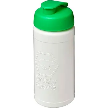 Láhev Sportovní láhev Baseline s objemem 500 ml a vyklápěcím víčkem, zelená