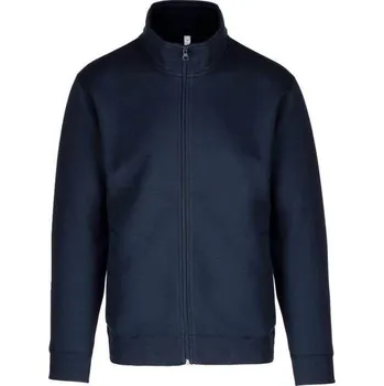 Pánská mikina Kariban Full Zip Fleece Jacket, modrá (Navy)