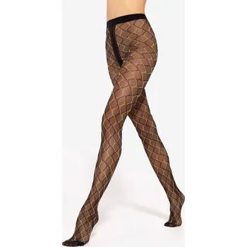 Dámské punčochy Punčochové kalhoty GATTA Mosaica 20 DEN wz.03 Barva: nero-yellow, Velikost: 2-S