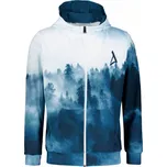 Pánská funkční mikina na zip premium ALTISPORT VOJ/ALM030MI02 LES/MODRÁ XXL