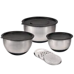 Kesper Sada 3 mís na míchání, stříbrné