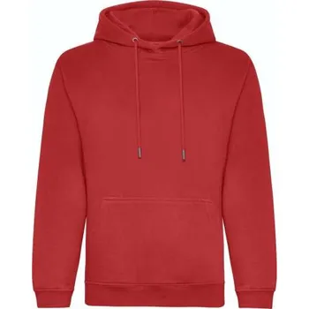 Pánská mikina Just Hoods Organic Hoodie, červená (Cherry Red)
