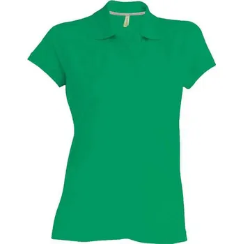 Kariban Ladies' Short-sleeved Polo Shirt, zelená (Kelly Green)