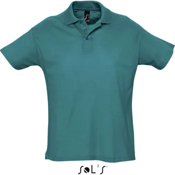 Pánská košile Sol's Summer Ii - Men's Polo Shirt, modrá (Antique Sapphire)