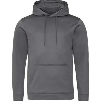 Pánská mikina Just Hoods Sports Polyester Hoodie, šedá (Charcoal)