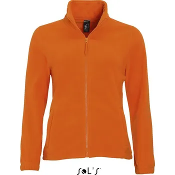 Sol's North Women - Zipped Fleece Jacket, oranžová (Orange)