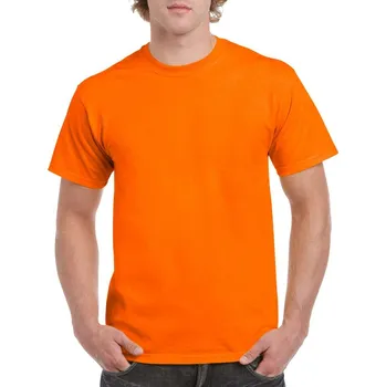Pánské tričko Gildan Heavy Cotton™ Adult T-shirt, oranžová (Safety Orange)