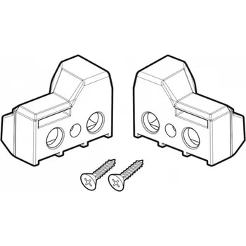 Zavazadlo na motocykl Replacement fitting kit caps SHAD D1B23FIR for SH23
