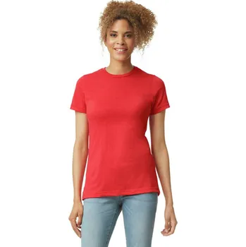 Dámské tričko Gildan Softstyle® Cvc Women's T-shirt, červená (Red)
