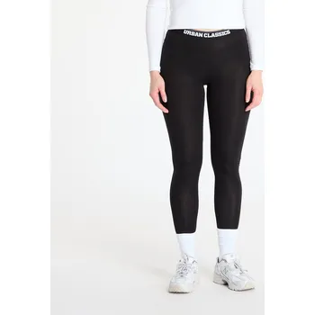 Dámské legíny Legíny Urban Classics Ladies Logo Leggings Black XS
