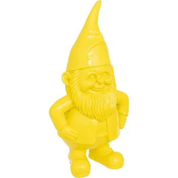 Zahradní dekorace Atmosphera Zahradní skřítek ANAO, dekorativní figurka, 30 cm, žlutá