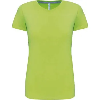 Dámské tričko Kariban Ladies' Short Sleeve Crew Neck T-shirt, zelená (Lime)