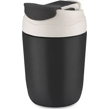 Termohrnek Cestovní hrnek DOPPIO 360 ml, černá