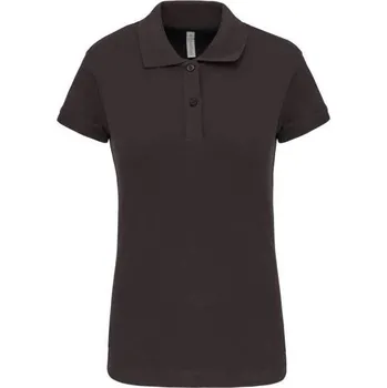 Kariban Brooke - Ladies' Short-sleeved Polo Shirt, šedá (Charcoal)