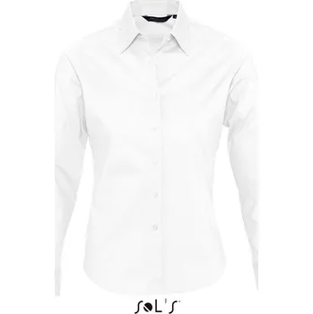 Dámská košile Sol's Eden - Long Sleeve Stretch Women's Shirt, bílá (White)