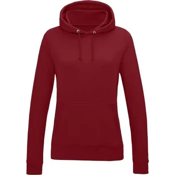 Pánská mikina Just Hoods Women's College Hoodie, červená (Cardinal Red)