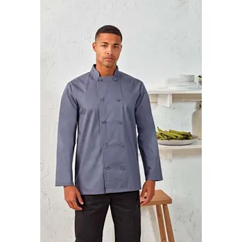 Gastro oděv Premier Long Sleeve Chef’s Jacket, šedá (Charcoal)