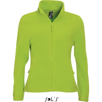 Sol's North Women - Zipped Fleece Jacket, zelená (Lime)