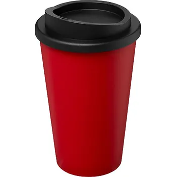 Recycled americano® kelímek s tepelnou izolací 350 ml, červená