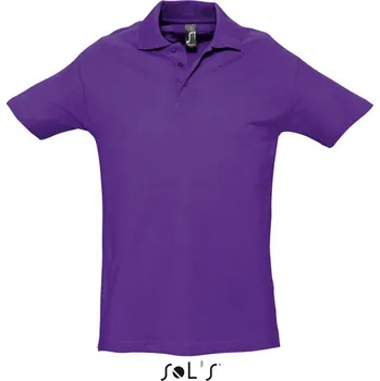 Pánská móda Sol's Spring Ii - Men’s Pique Polo Shirt, fialová (Purple)
