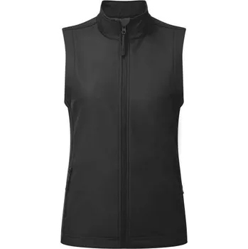 Pánská vesta Premier Women’s Windchecker® Printable & Recycled Softshell Gilet, černá (Black)