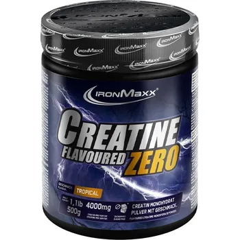 Kreatin Ironmaxx Creatine Powder Zero 500 g Příchuť: Tropické