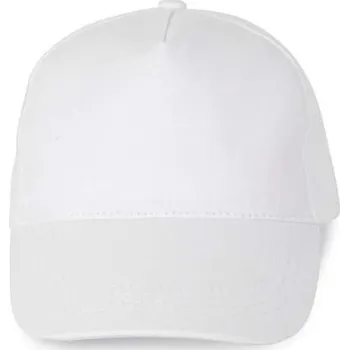 Čepice K-up Heavy Cotton Cap - 5 Panels, bílá (White)