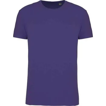 Kariban Bio150ic Men's Round Neck T-shirt, fialová (Purple)