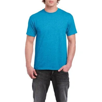 Pánské oblečení Gildan Heavy Cotton™ Adult T-shirt, modrá (Heather Sapphire)