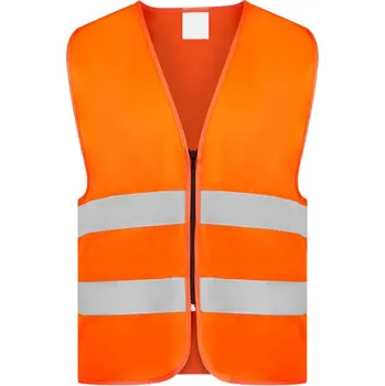 Korntex Safety Vest With Zipper "cologne", oranžová (Safety Orange)