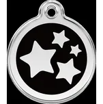 Známka Red Dingo Hvězdičky černá velikost známky S - 20 mm