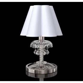 Lampička Stolní lampa S-FLO-01S, Varianta Stříbrná