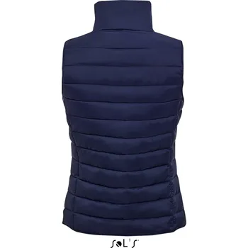 Pánská softshellová bunda Sol's Wave Women - Lightweight Bodywarmer, modrá (Blue Dusk)