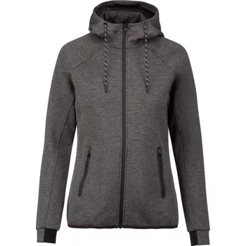 Dámská mikina Proact Ladies’ Hooded Sweatshirt mikina, šedá (Tweed)