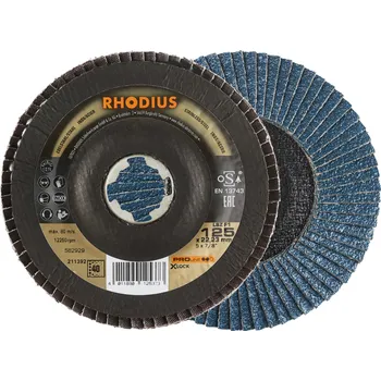 Brusný kotouč RHODIUS Lamelový brusný kotouč LSZ F1 X-LOCK 125 x 22,23 P40 PROline