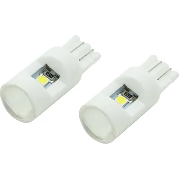 Compass žárovka 6LED 3030 12V T10 CERAMIC s rezistorem CAN-BUS ready bílá 2ks