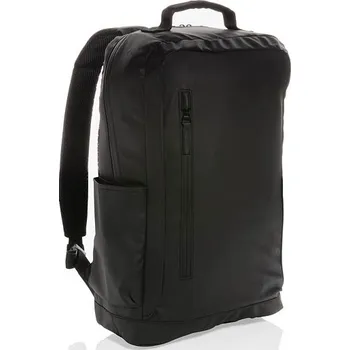 Městský batoh Černý batoh na 15,6" notebook Fashion PVC free, černá