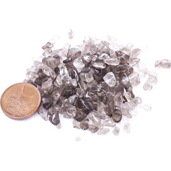 PourArt Tromlované kamínky Křišťál kouřový N1 7-10mm 100g