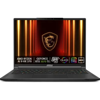 Notebook MSI Stealth A16 AI+ A3XWHG-031CZ 9S7-15FL35-031