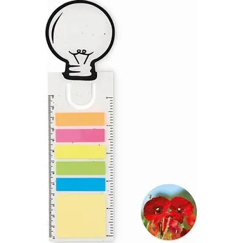 Doplněk ke knize Záložka s lístky a semínky - IDEA SEED, bílá