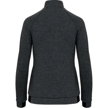 Dámská mikina Proact Ladies' High Neck Jacket, šedá (Tweed)