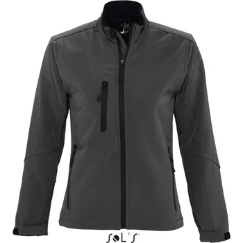 Pánská bunda Sol's Roxy - Women's Softshell Zipped Jacket, šedá (Charcoal)